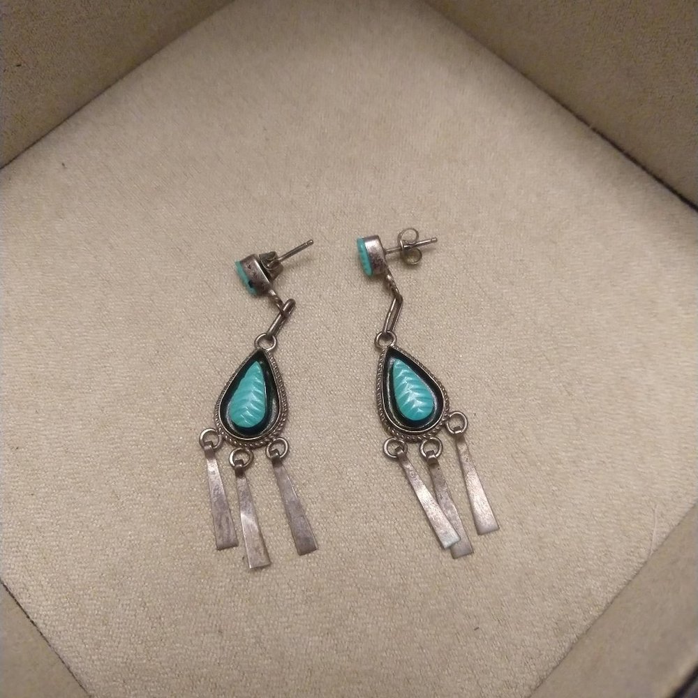 *5 for $10* Turquoise Hanging Earrings